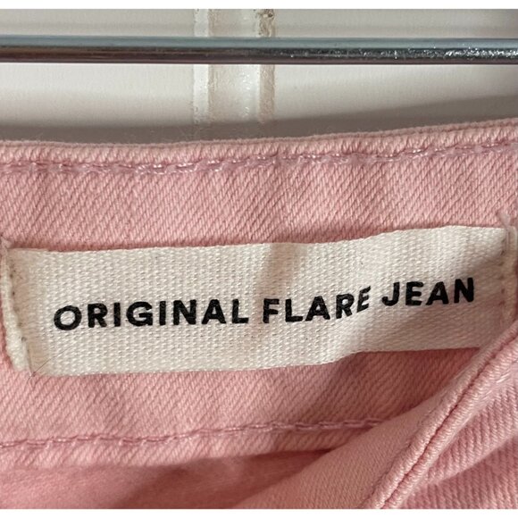 Cotton:On Womens Original Flare Jeans 6 US / 10 AU Pink Sustainable - Picture 7 of 16
